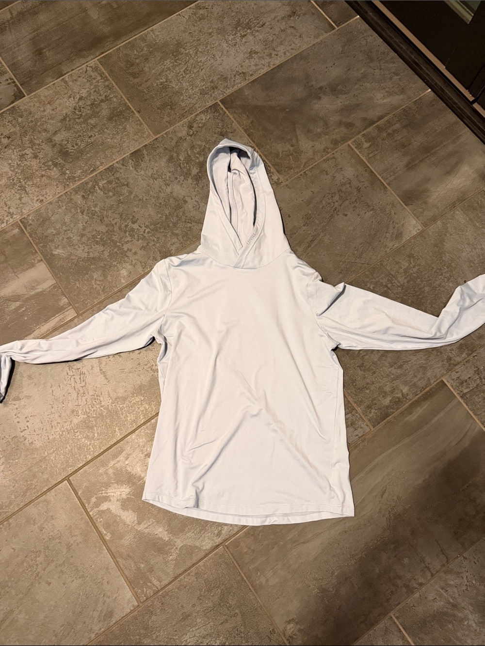 Men's Lightweight Hooded Pullover Sweatshirt - Light Blue